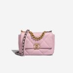 Chanel 19 Flap Bag Lamb Light Pink Front | Sell your designer bag