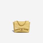 Chanel Timeless Mini Rectangular Cotton Light Yellow Front | Sell your designer bag