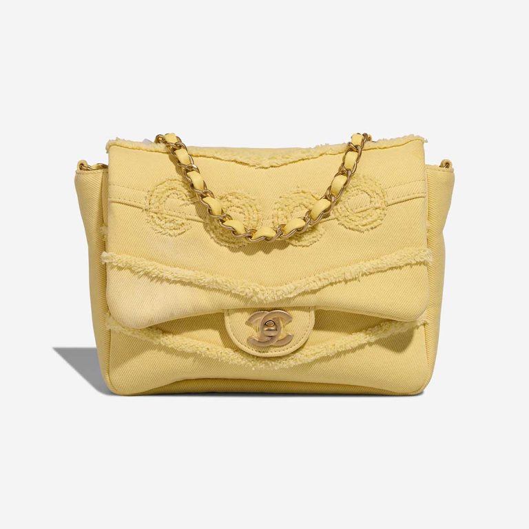 Chanel Timeless Mini Rectangular Cotton Light Yellow Front | Verkaufen Sie Ihre Designer-Tasche