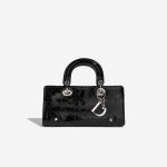 Dior Lady Medium Patent Black Front | Verkaufen Sie Ihre Designertasche