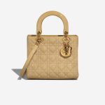 Dior Lady Medium Patent Beige Front | Sell your designer bag