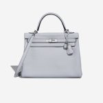 Hermès Kelly 32 Clémence Bleu Pâle Front | Sell your designer bag