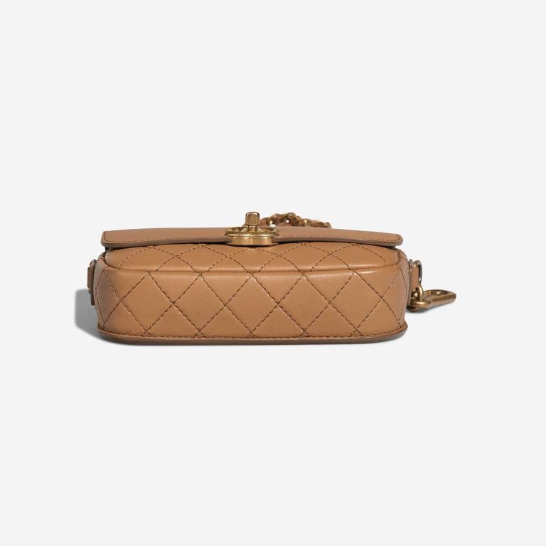 Chanel Flap Bag Small Lamb Brown | Sell your designer bag