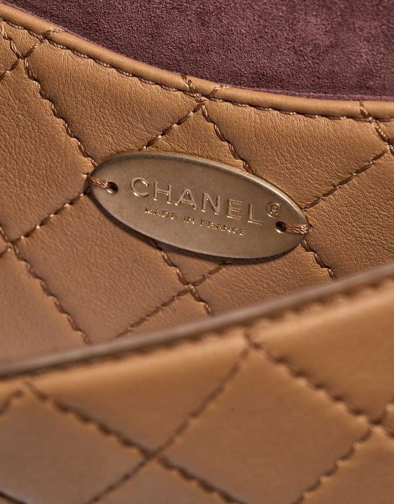 Chanel Flap Bag Small Lamb Brown Logo | Sell your designer bag