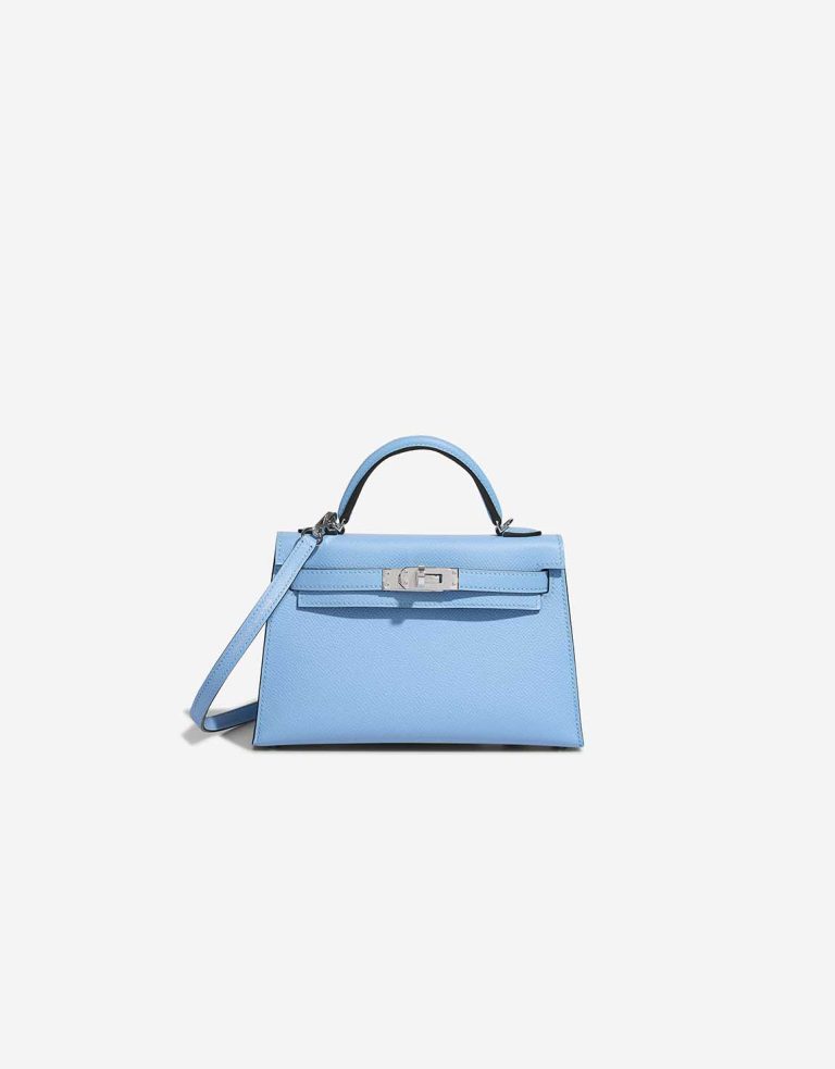 Hermès Kelly Mini Epsom Céleste Front | Sell your designer bag