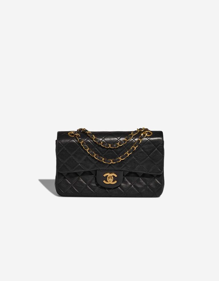 Chanel Timeless Small Lamb Black Front | Sell your designer bag