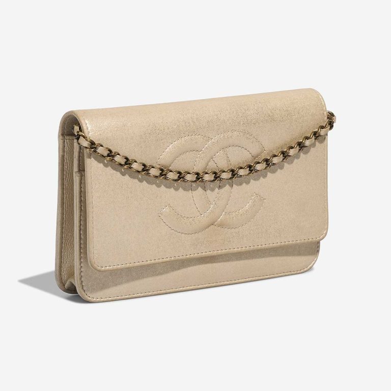 Chanel Timeless Wallet On Chain Calf Gold | Sell your designer bag