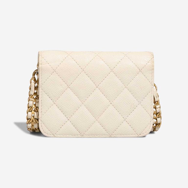 Chanel Flap Wallet Small Canvas White | Sell your designer bag