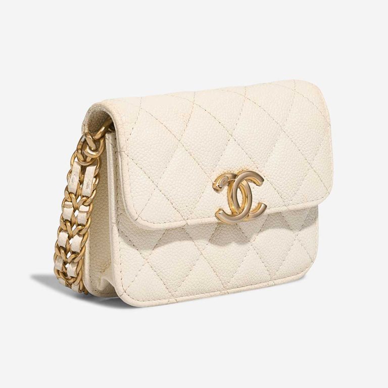 Chanel Flap Wallet Small Canvas White | Sell your designer bag