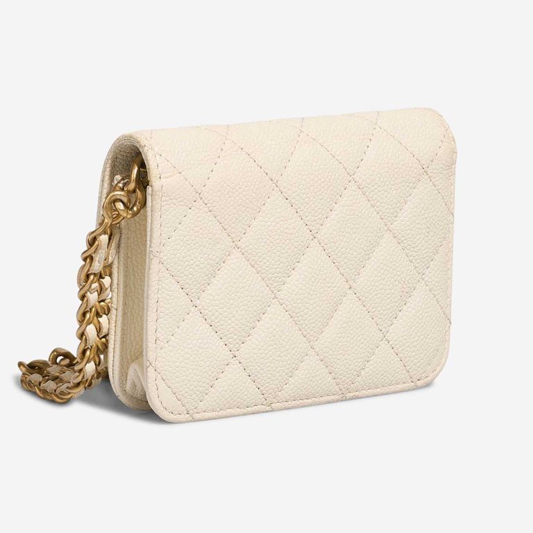 Chanel Flap Wallet Small Canvas White | Sell your designer bag