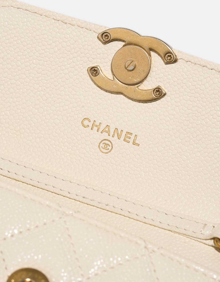 Chanel Flap Wallet Small Canvas White Logo | Sell your designer bag