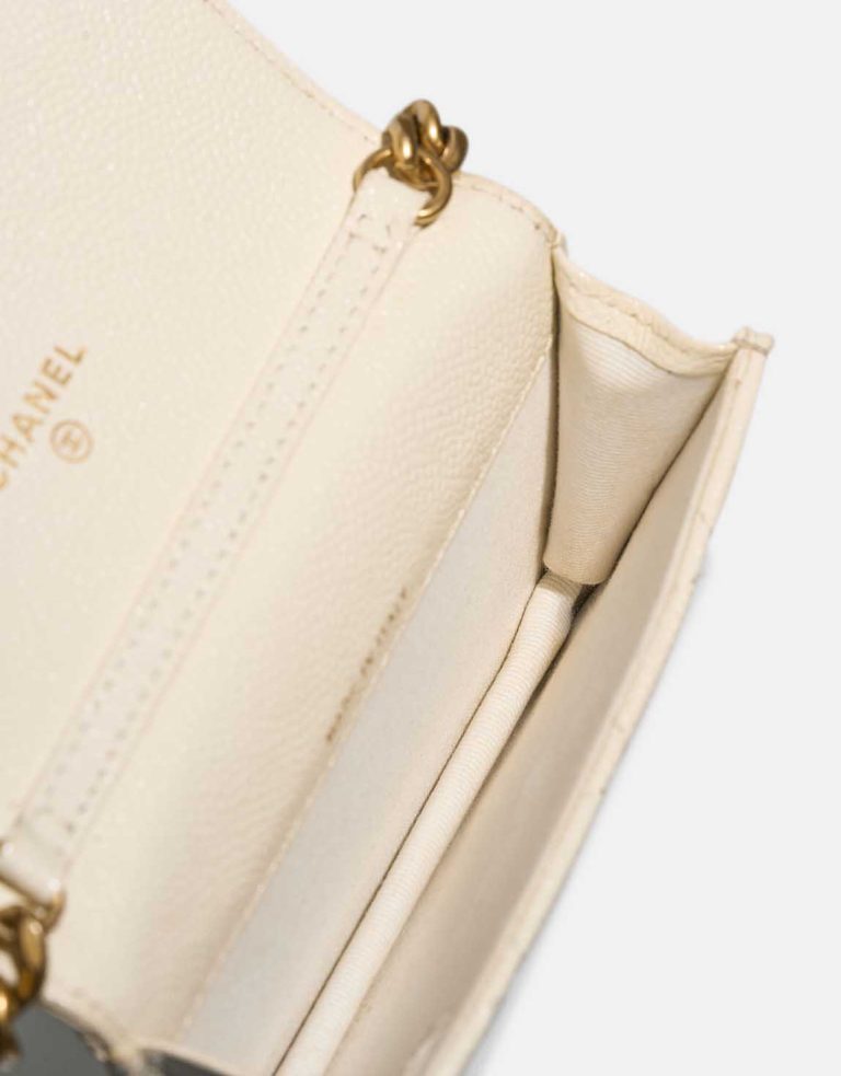 Chanel Flap Wallet Small Canvas White Inside | Sell your designer bag