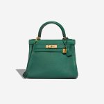 Hermès Kelly 28 Togo Vert Vertigo Front | Sell your designer bag