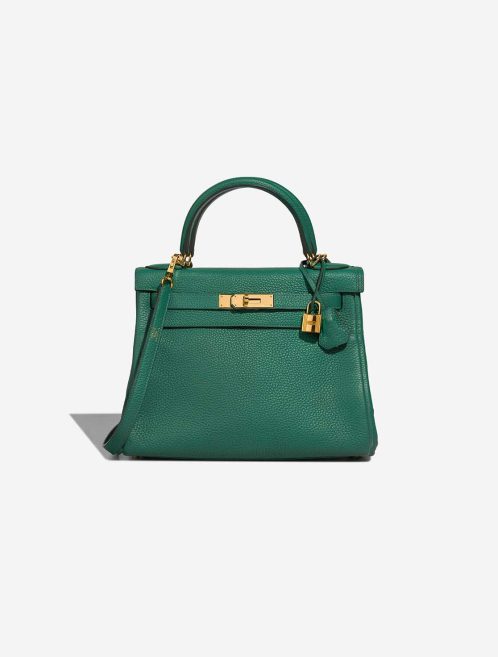 Hermès Kelly 28 Togo Vert Vertigo Front | Sell your designer bag