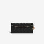 Dior Lady Clutch Lamb Black Front | Vendre votre sac de créateur