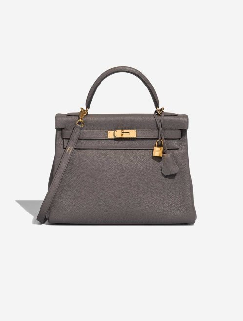 Hermès Kelly 32 Togo Gris Étain Front | Sell your designer bag