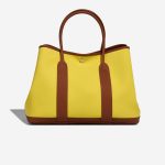 Hermès Garden Party 36 Toile / Veau Négonda Jaune Citron / Cuivre Front | Sell your designer bag