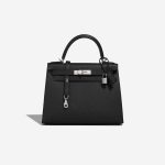 Hermès Kelly 28 Epsom Black Front | Sell your designer bag