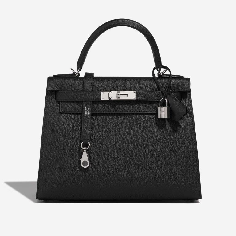 Hermès Kelly 28 Epsom Black Front | Sell your designer bag