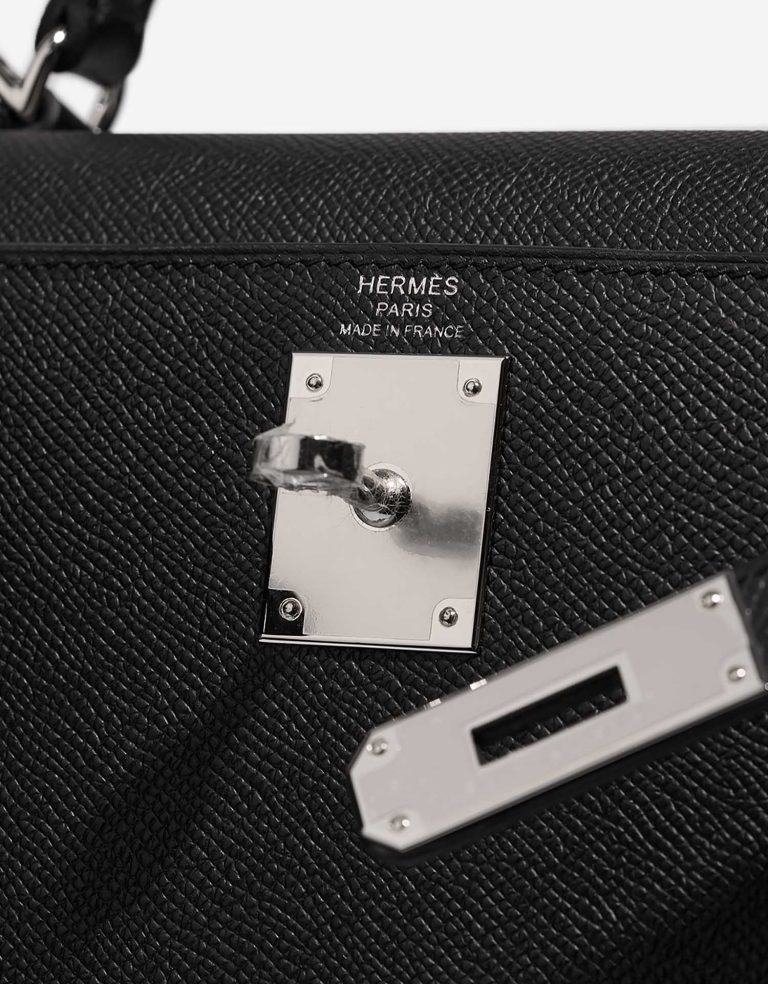 Hermès Kelly 28 Epsom Black Logo | Sell your designer bag