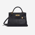 Hermès Kelly 32 Ardennes Bleu Marine Front | Sell your designer bag