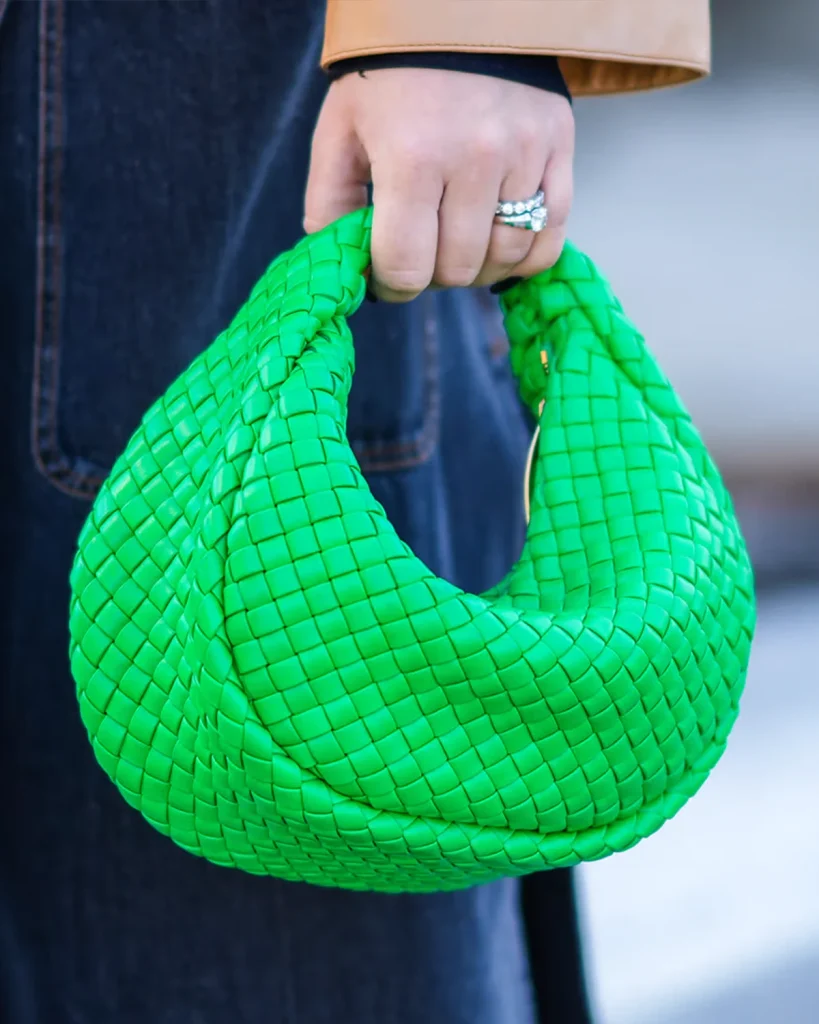 Padded Jodie in green, Image: Hypebae, Edward Berthelot/Getty Images
