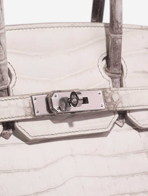 Hermès Birkin Himalaya 30 Niloticus Crocodile White Closing System | Sell your designer bag