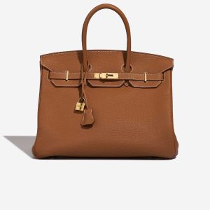 Hermès Birkin 35 Togo Gold Front | Verkaufen Sie Ihre Designer-Tasche