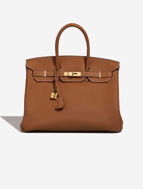 Hermès Birkin 35 Togo Gold Front | Sell your designer bag