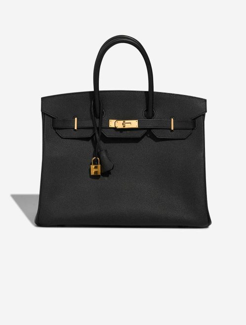 Hermès Birkin 35 Epsom Black Front | Sell your designer bag