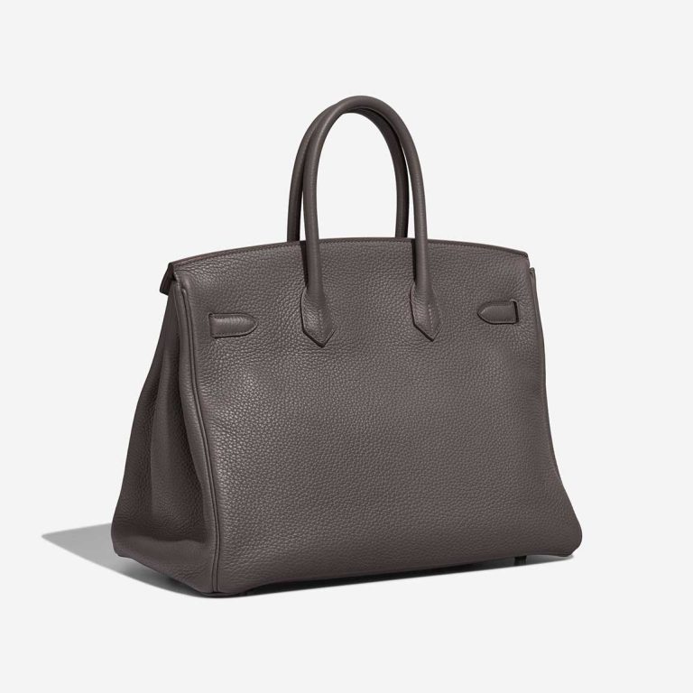 Hermès Birkin HSS 35 Taurillon Clémence Étain / Bleu Brighton | Vendre votre sac de créateur