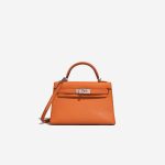 Hermès Kelly Mini Chèvre Mysore Gold / Orange Front | Verkaufen Sie Ihre Designer-Tasche