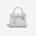 Hermès Kelly 28 Togo Gris Pâle Front | Sell your designer bag