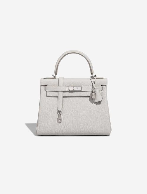 Hermès Kelly 28 Togo Gris Pâle Front | Sell your designer bag