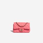 Chanel Timeless Mini Rectangular Lamb Pink Front | Sell your designer bag