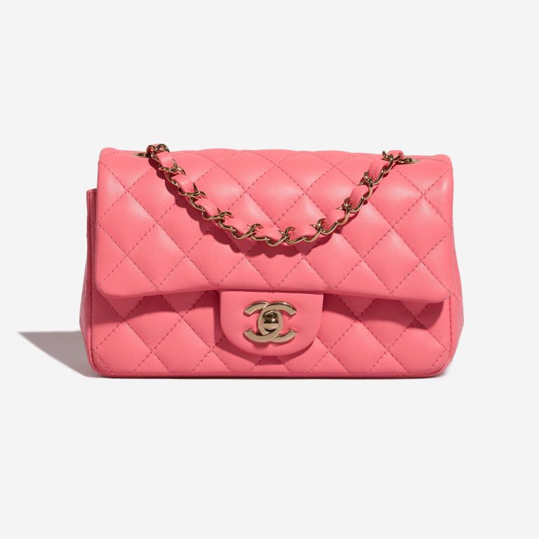 Chanel Timeless Mini Rectangular Lammleder Pink Front | Verkaufen Sie Ihre Designer-Tasche