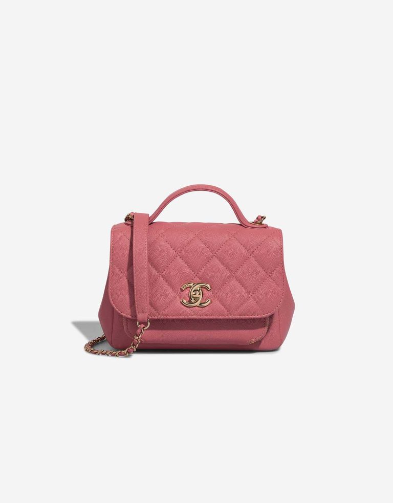 Chanel Business Affinity Small Calf Pink Front | Sell your designer bag