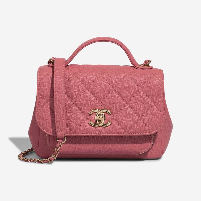 Chanel Business Affinity Small Calf Pink Front | Sell your designer bag