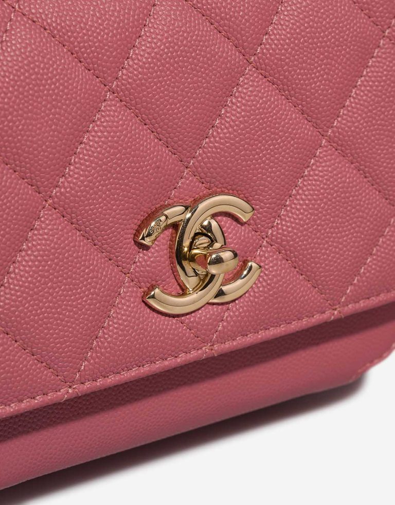 Chanel Business Affinity Small Calf Pink Closing System | Sell your designer bag