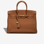 Hermès Birkin 35 Togo Gold Front | Verkaufen Sie Ihre Designer-Tasche