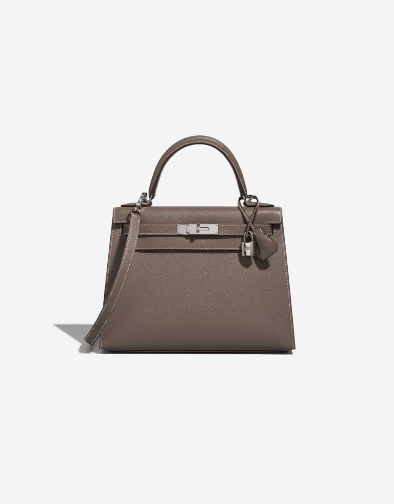 Hermès Kelly 28 Epsom Étoupe Front | Sell your designer bag