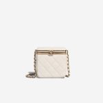 Chanel Clutch Lamb White Front | Sell your designer bag