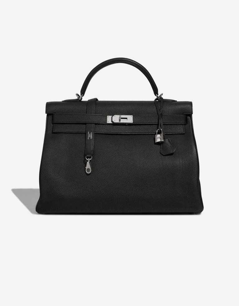 Hermès Kelly 40 Togo Black Front | Sell your designer bag