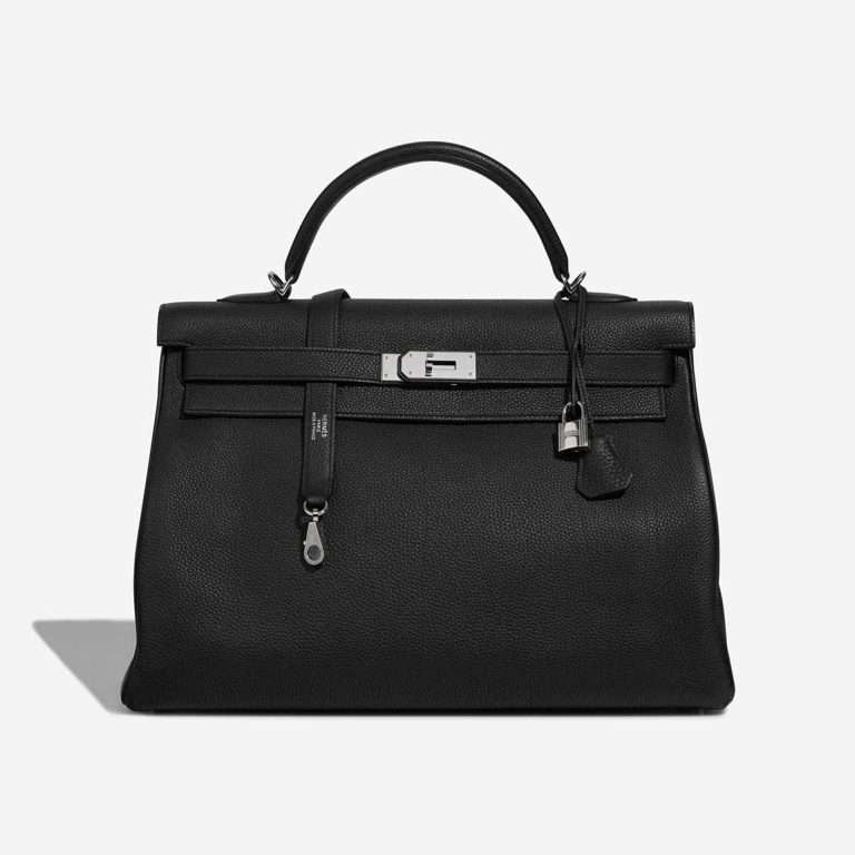 Hermès Kelly 40 Togo Black Front | Sell your designer bag