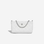 Chanel Clutch With Chain Small Lamb White Front | Sell your designer bag