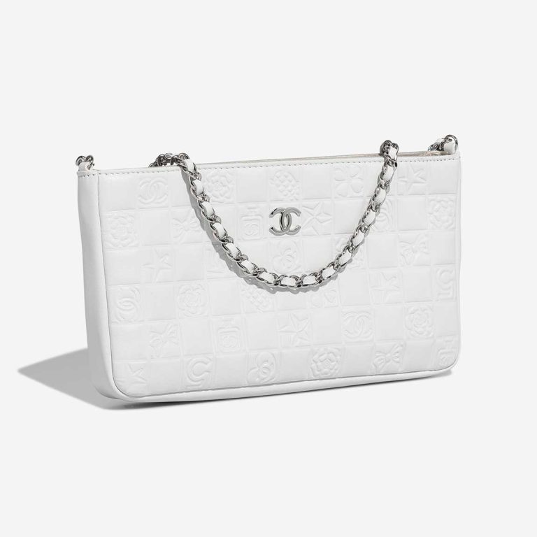 Chanel Clutch With Chain Small Lamb White | Sell your designer bag