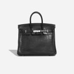 Hermès Birkin 25 Salvator Lizard Black Front | Sell your designer bag