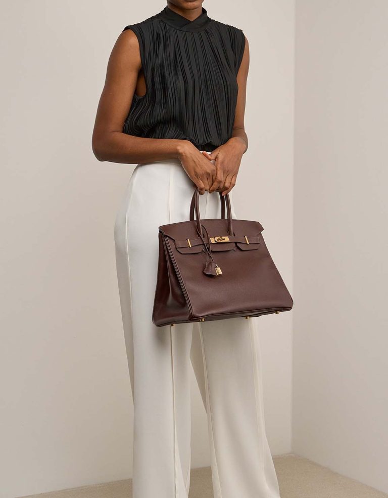 Hermès Birkin 35 Courchevel Havane Front | Sell your designer bag