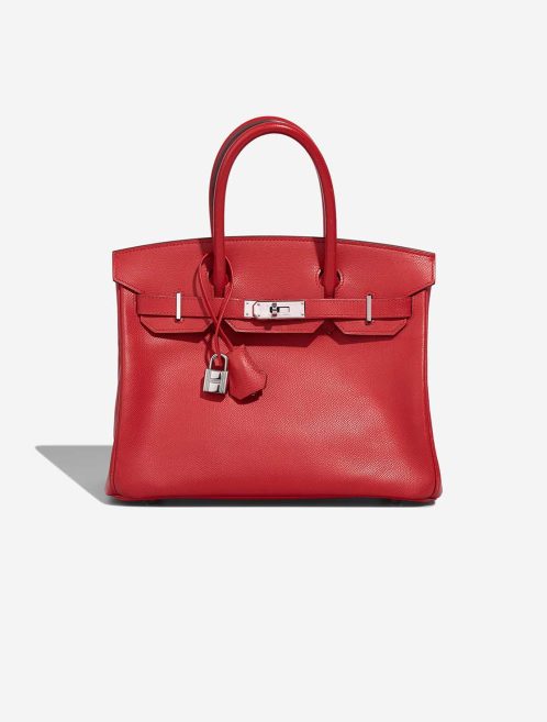 Hermès Birkin 30 Epsom Rouge Vif  Front | Sell your designer bag