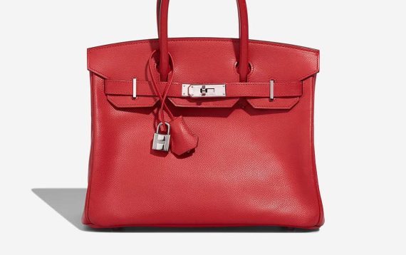 Hermès Birkin 30 Epsom Rouge Vif  Front | Sell your designer bag